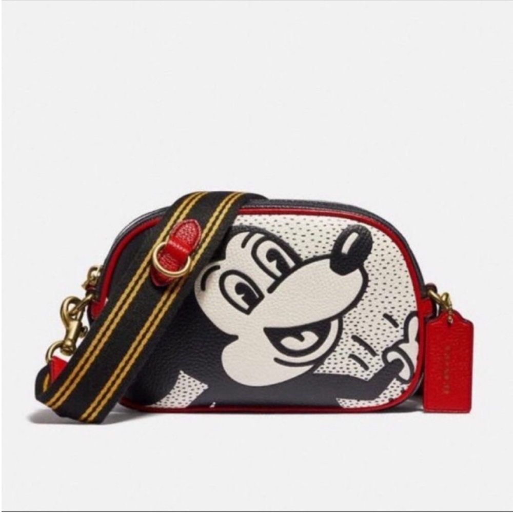 Vintage Coach Disney Mickey Mouse Keith Haring Small Camera Crossbody Bag